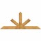Ekena Millwork Saratoga Rough Sawn Timber Gable Bracket, Western Red Cedar, 84"W x 35"H x 4"D x 6"F, 10/12 Pitch GBW084X35X0406SAR00RWR - alternate 1